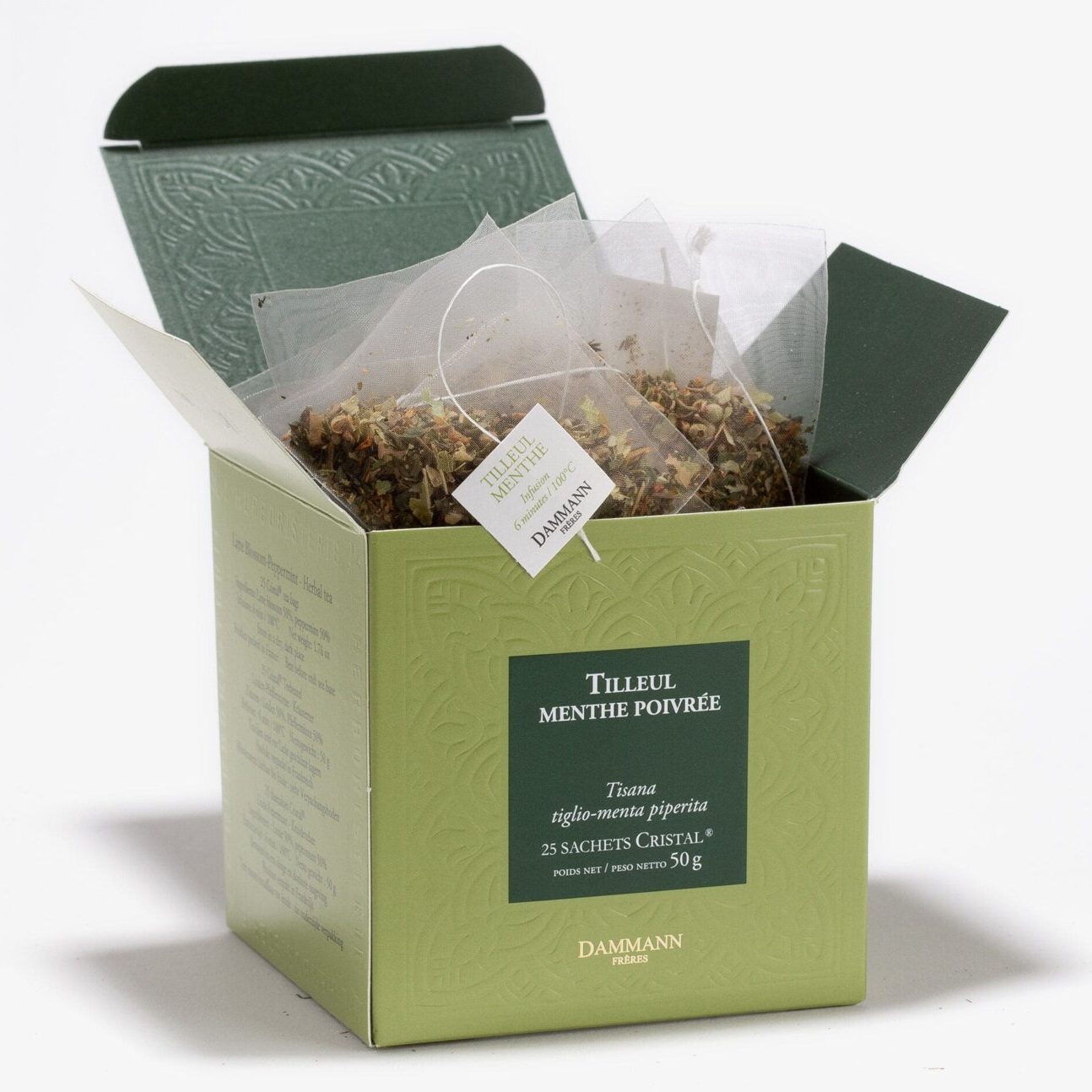 tisane tilleul menthe Dammann