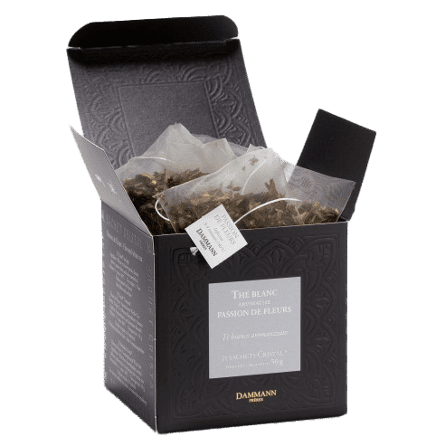 Thé Blanc Passion de Fleurs Dammann – thé blanc abricot, passion