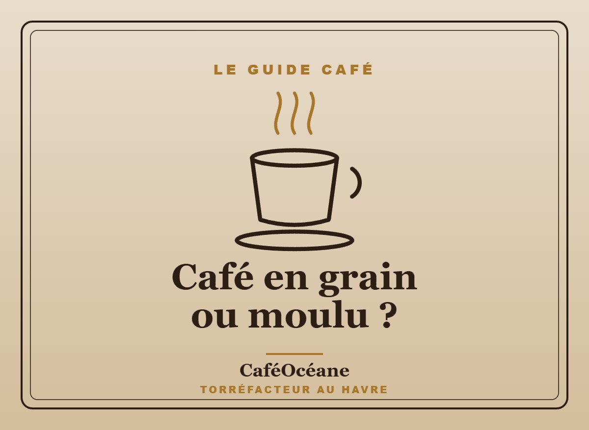 Café en grain ou moulu — guide CaféOcéane Le Havre