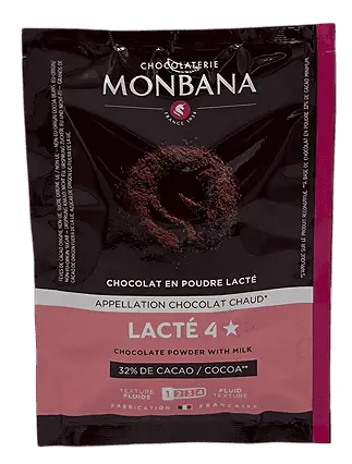 CHOCOLAT EN POUDRE LACTÉ MONBANA 4 ÉTOILES — CaféOcéane, Le Havre