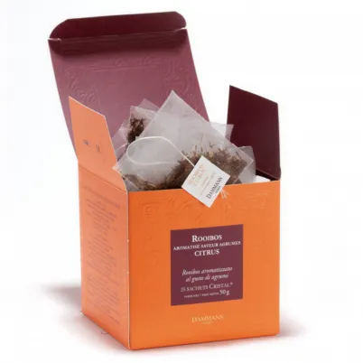 Rooibos Citrus Dammann – infusion sans théine aux agrumes