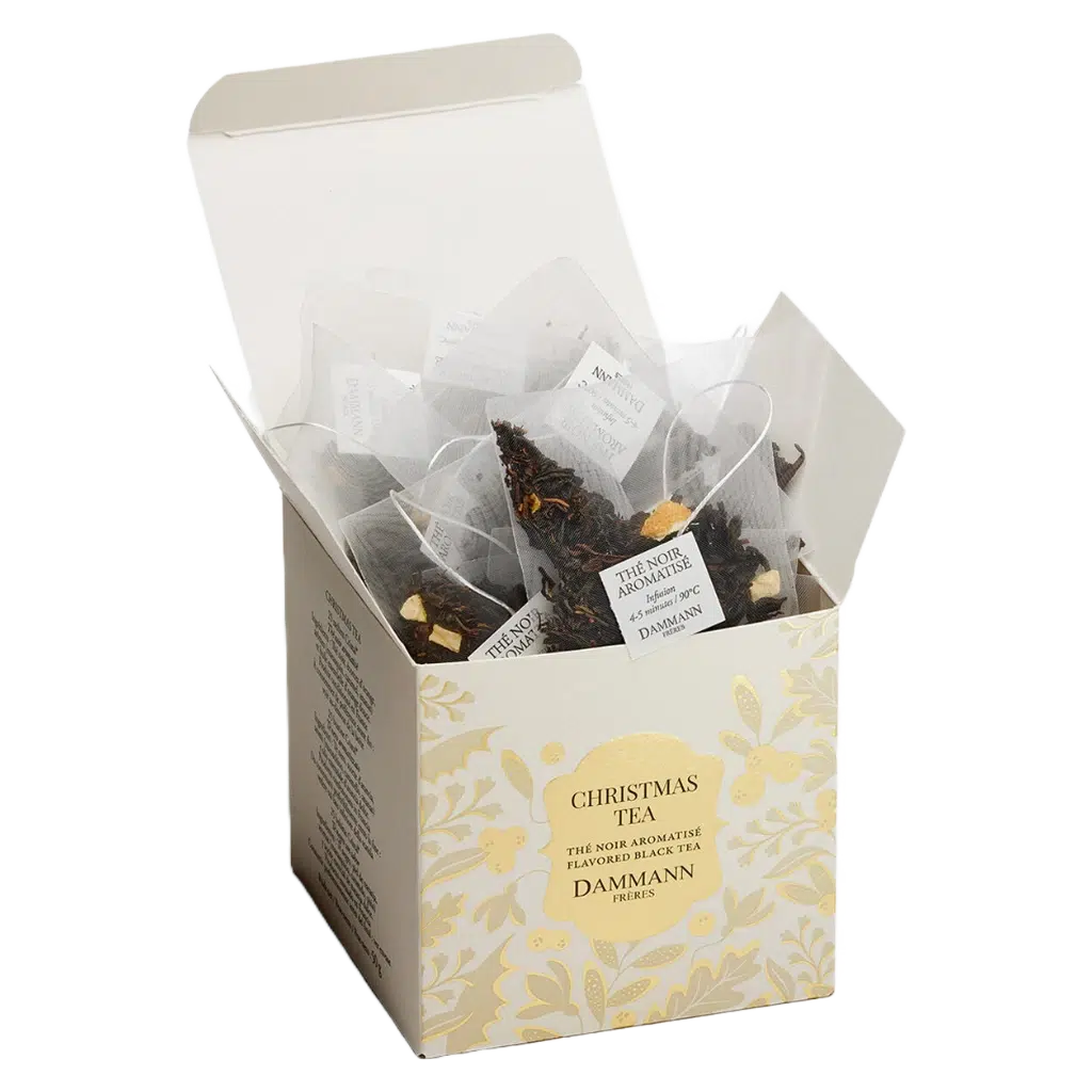 DAMMANN – THÉ NOIR DE NOËL – 25 SACHETS CRISTAL