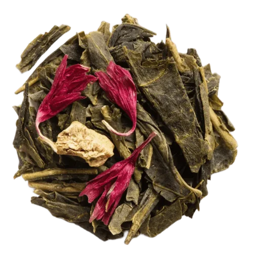 Thé Vert Miss Dammann vrac – thé vert gingembre citron vert fruit de la passion