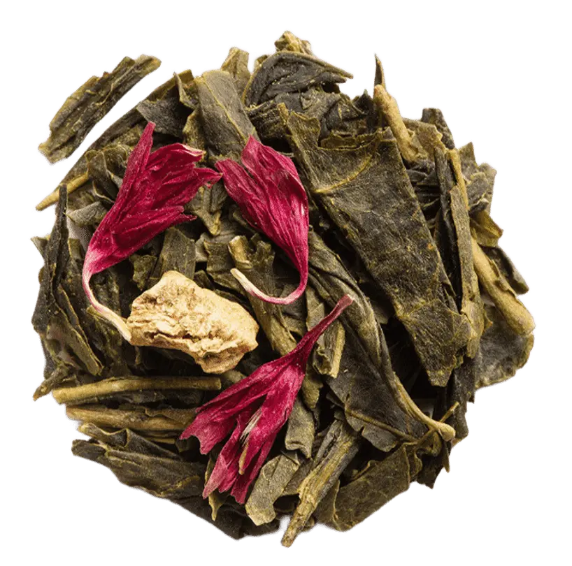 Thé Vert Miss Dammann vrac – thé vert gingembre citron vert fruit de la passion