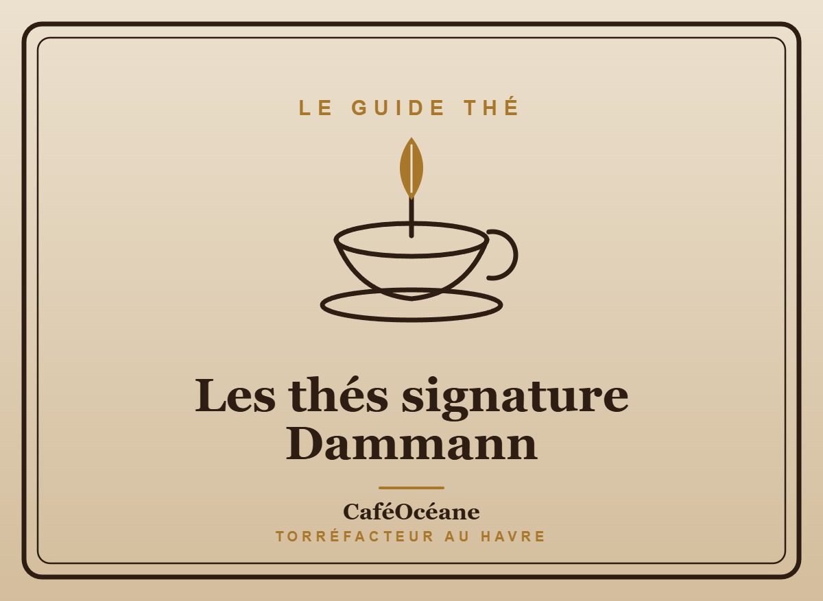Les thés signature Dammann chez CaféOcéane, torréfacteur au Havre