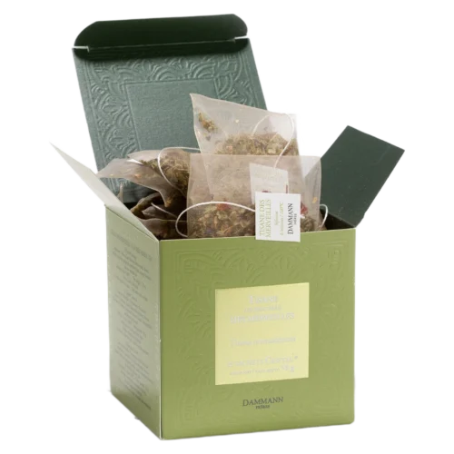 Tisane des Merveilles Dammann - boîte de 25 sachets ouverte